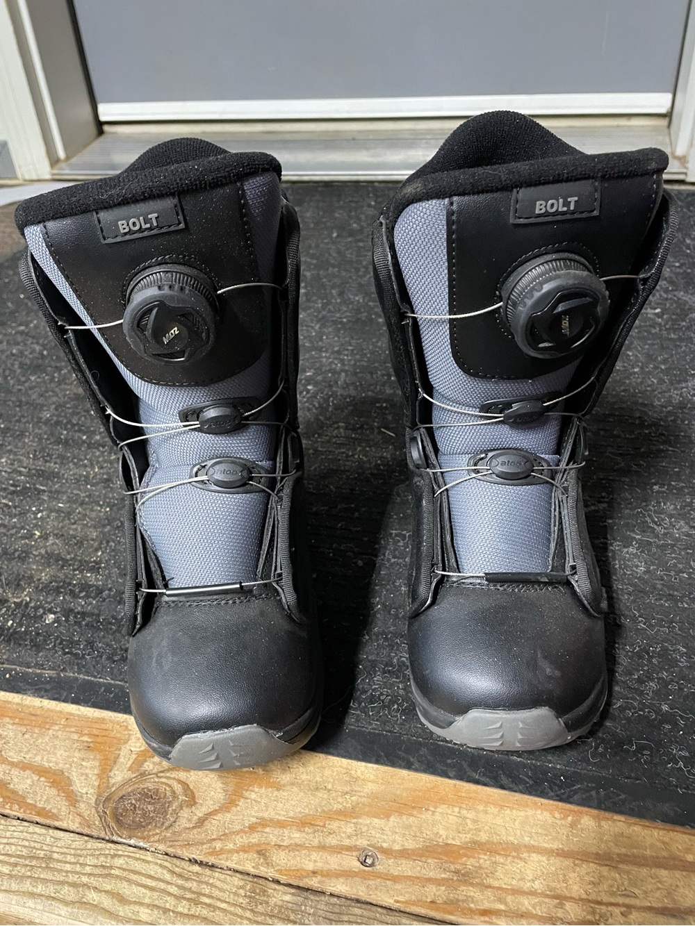Ripzon BOLT Kids Black & Gray Snowboard Boots